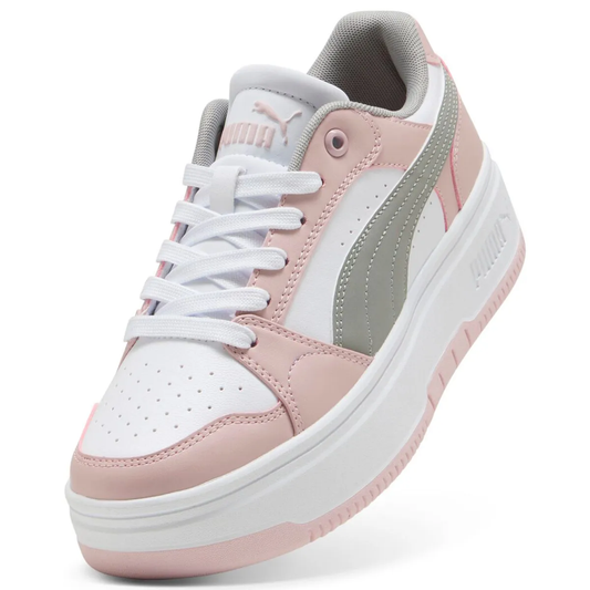 REBOUND FEMME LOW WNS WHITE-GRAY ECHO-MIST
