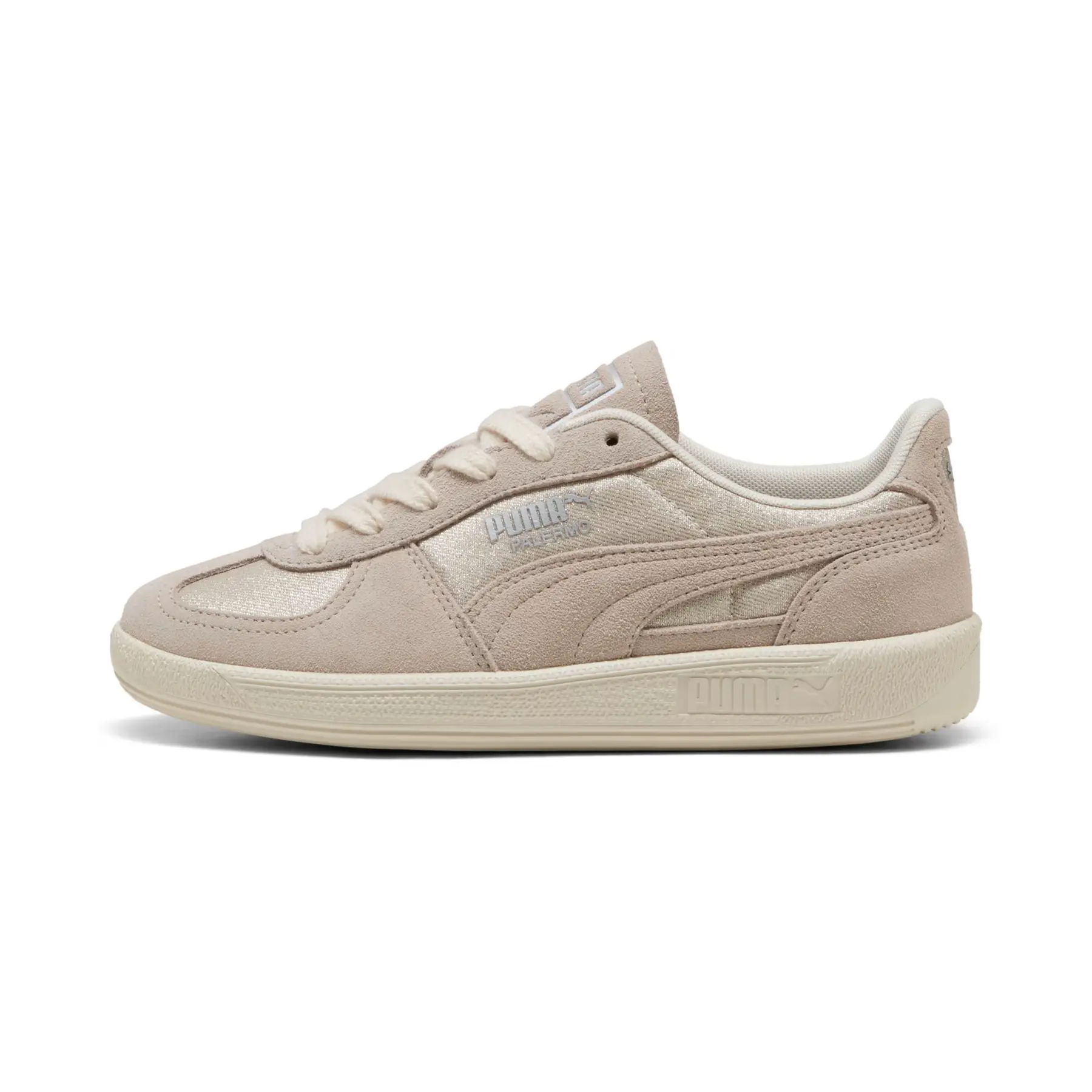 PUMA PALERMO LET IT SHINE BEIGE/SILVER JUNIOR FEMENINO