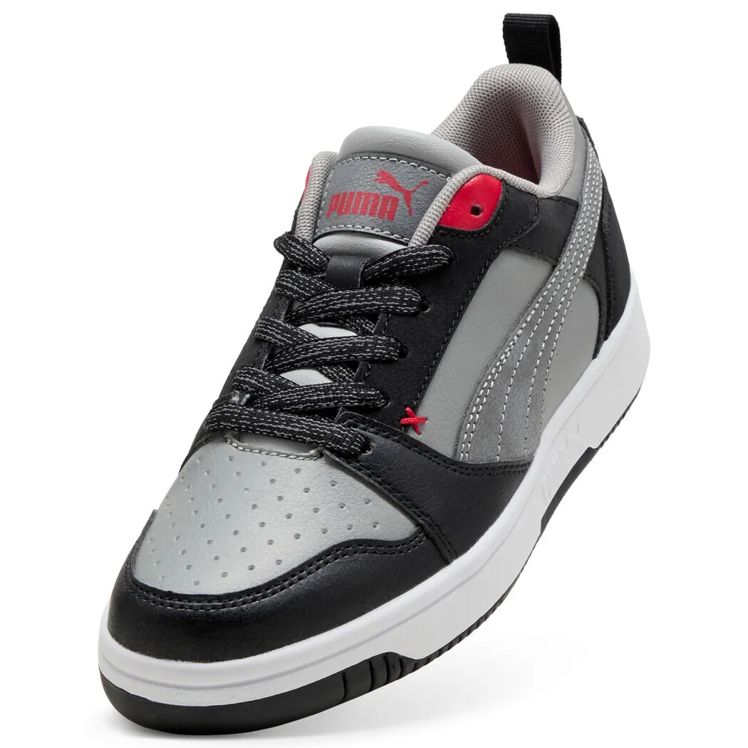 PUMA REBOUND V6 LO MID 90S JR BLACK/GREY