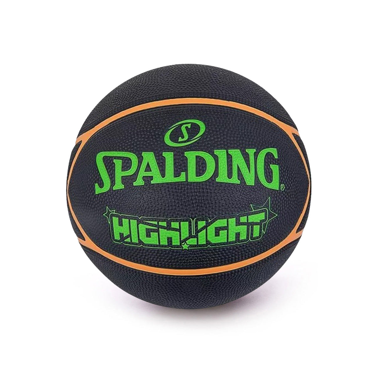 SPALDING BALON DE BASKET MARBLE BLK/GREEN