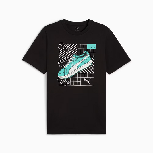 GRAPHICS SNEAKER TEE BLACK