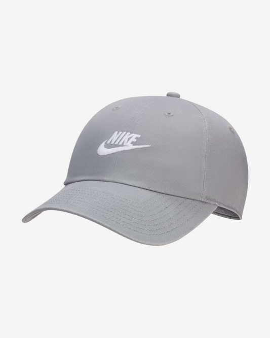 U NK CLUB CAP U CB FUT WSH L GRAY/WHT