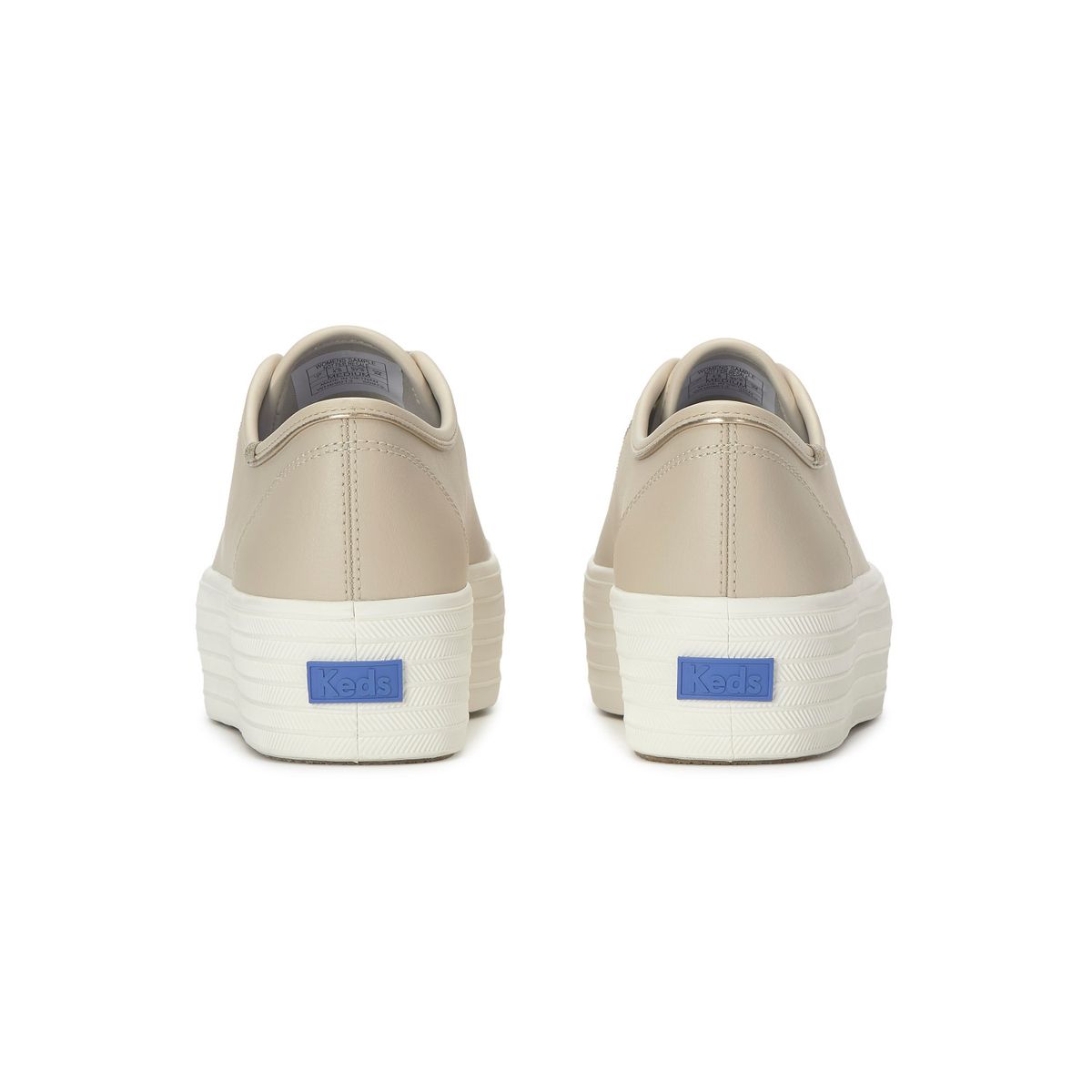 TRIPLE UP LEATHER BEIGE