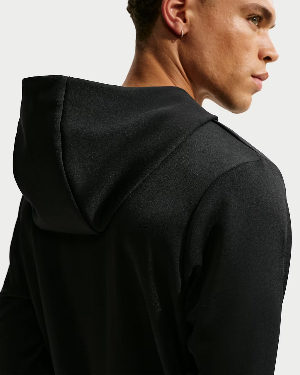 NIKE SUDADERA DRI-FIT HYVERSE FULL-ZIP (BLACK/WHITE) HOMBRE