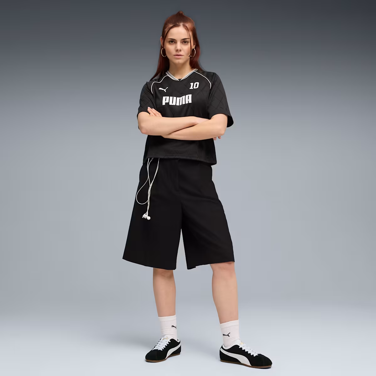 PUMA SPORT RELAXED JERSEY BLACK
