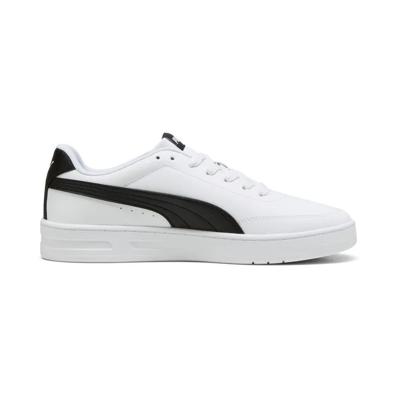 PUMA COURT CLASSIC CLEAN  WHITE/BLACK