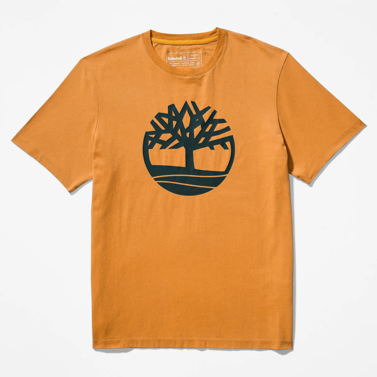 TIMBERLAND - MEN'S KENNEBEC RIVER TREE LOGO T-SHIRT METALLIC GOLD