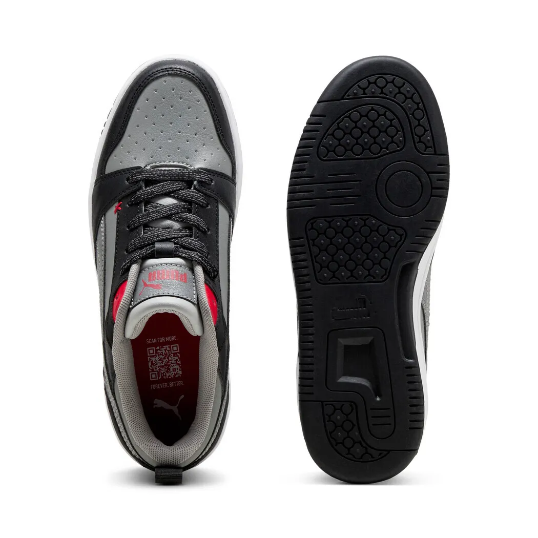 PUMA REBOUND V6 LO MID 90S JR BLACK/GREY