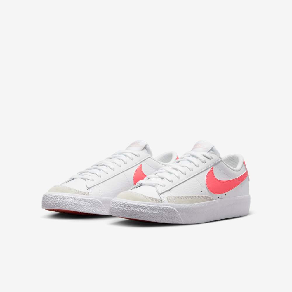 BLAZER LOW 77 BG WHITE/PINK
