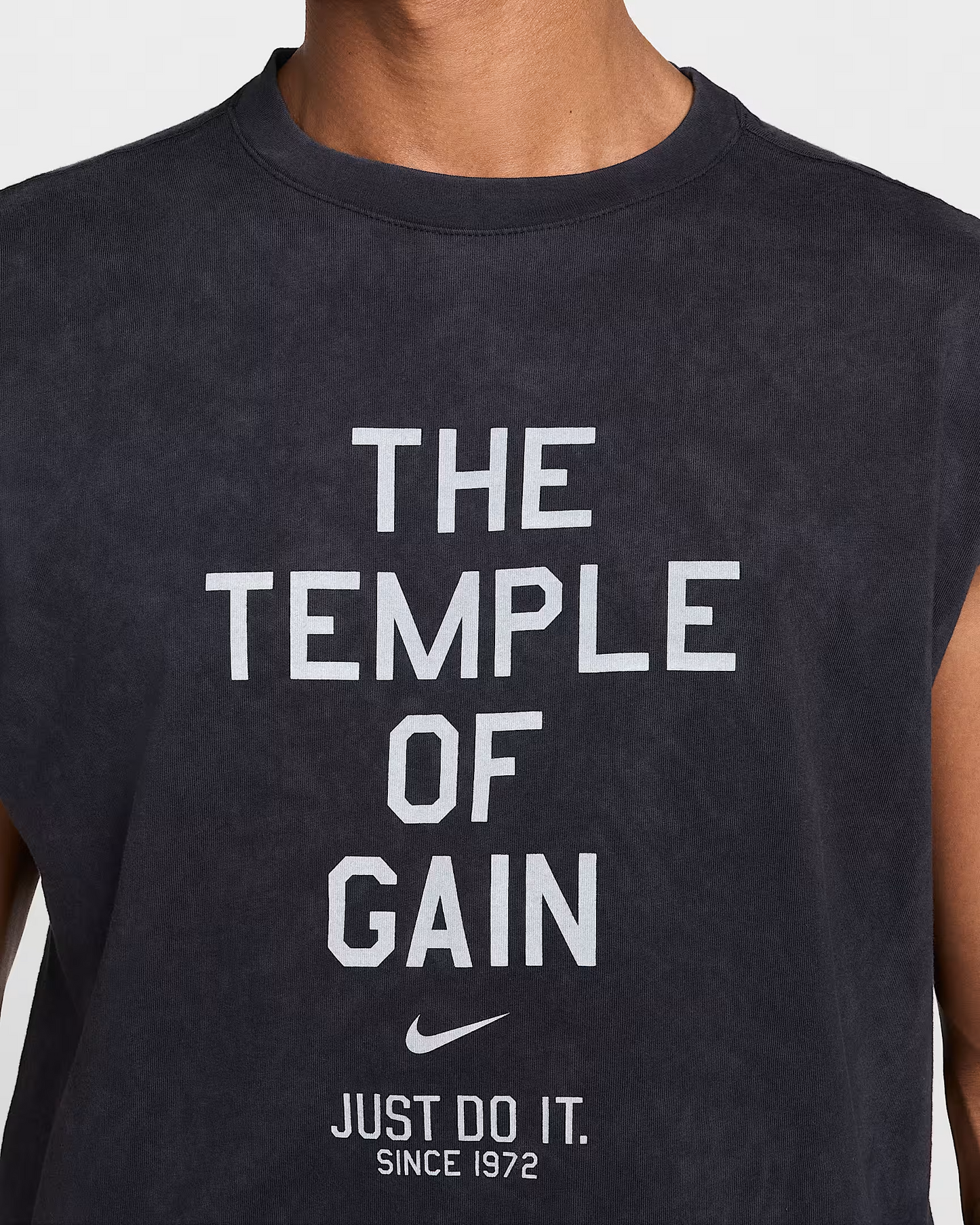 NIKE MEN'S SLEEVELESS T-SHIRT BLACK