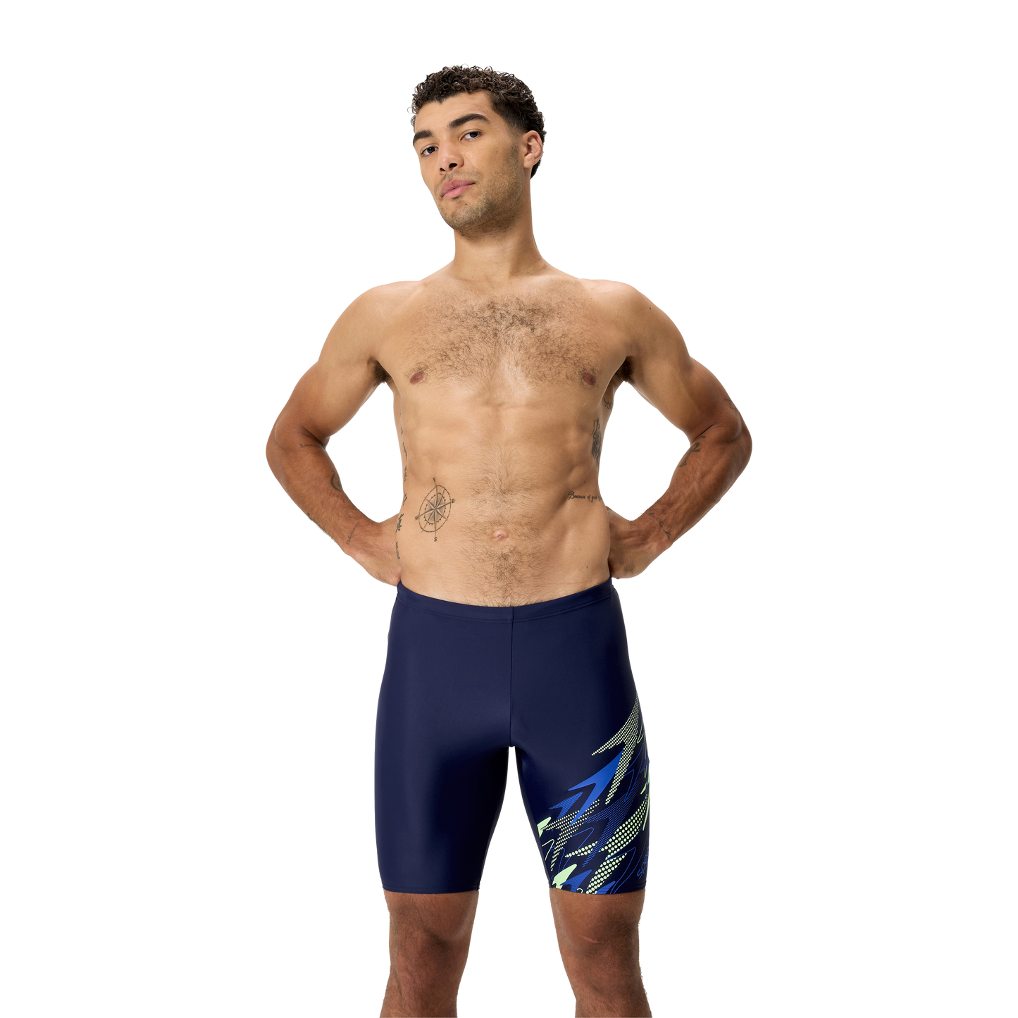MEDLEY LOGO JAMMER VESTIDO DE BANO NAVY/GREEN