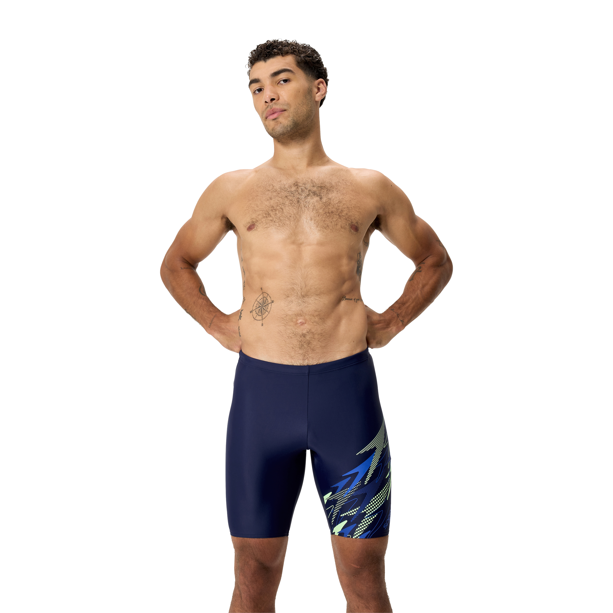 MEDLEY LOGO JAMMER VESTIDO DE BANO NAVY/GREEN