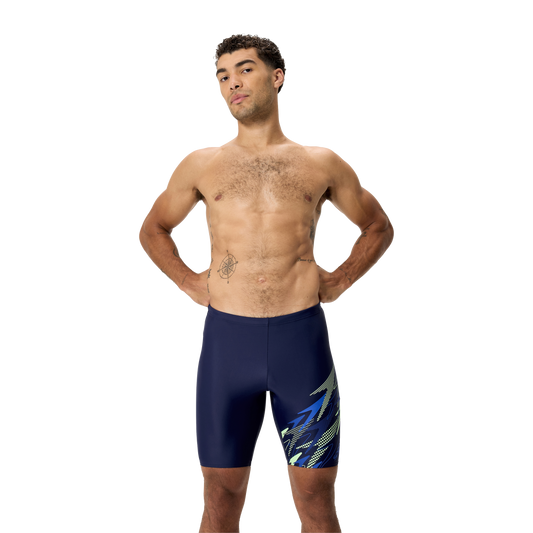 MEDLEY LOGO JAMMER VESTIDO DE BANO NAVY/GREEN