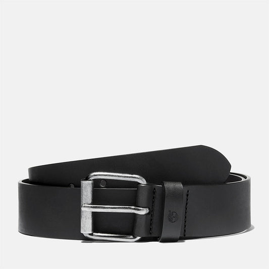 LEATHER MAN BELT BLACK