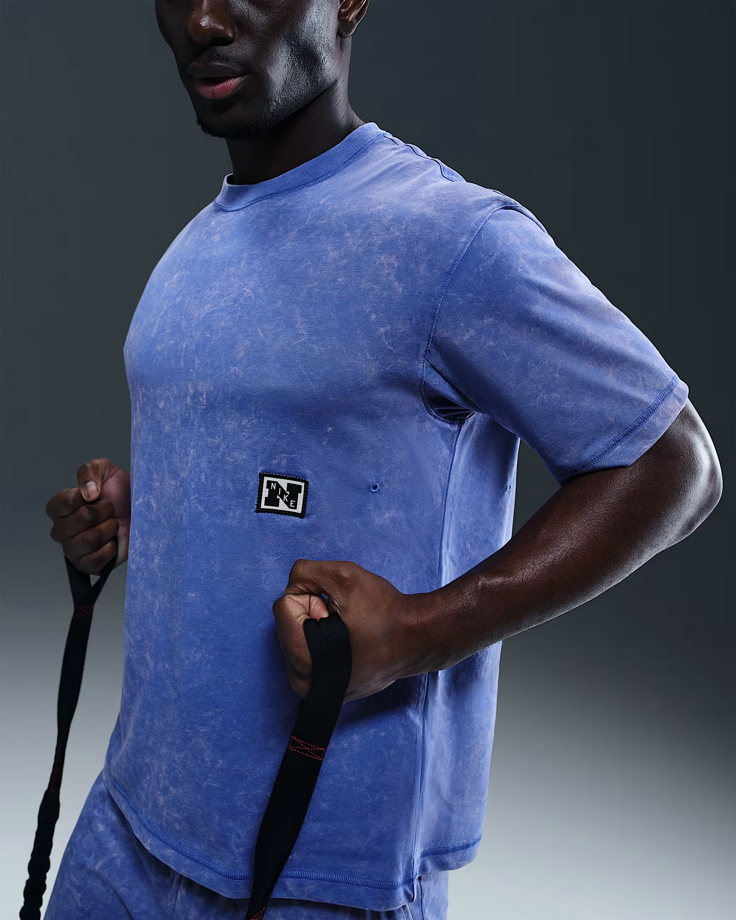 M NK DF HERITAGE SS TOP WASH COMET/BLUE