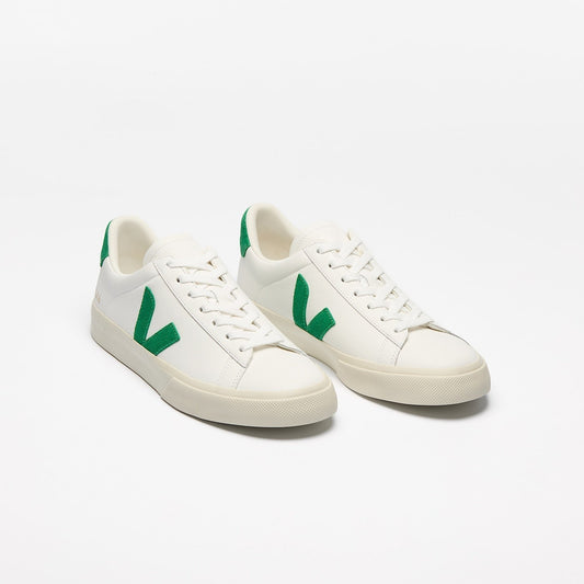 TENIS VEJA CAMPO CHROMEFREE  WHITE/GREEN
