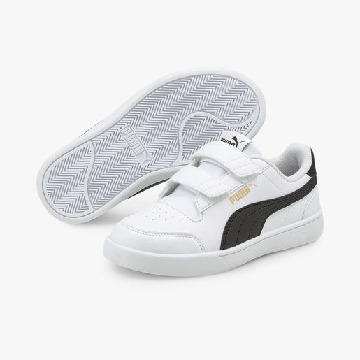 SHUFFLE JR BLACK/WHITE/GOLD 375689 02 # 2.5C