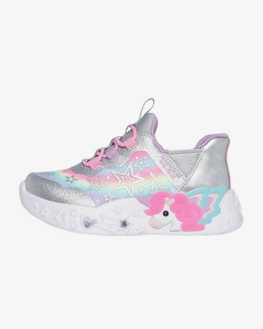 UNICORN CHARMER-LIL STARLIT SILVER/MULTI