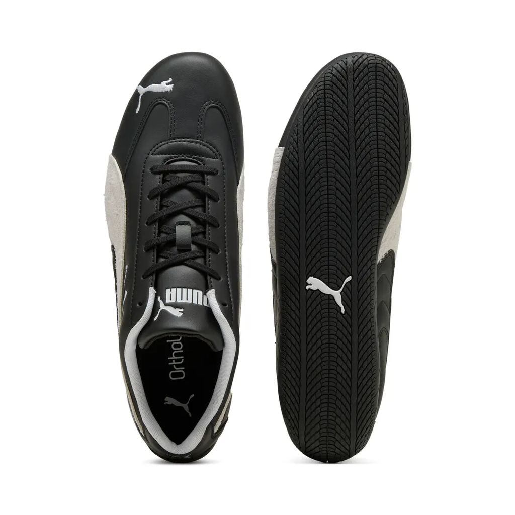 PUMA SPEEDCAT LTHR BLACK/WHITE HOMBRE