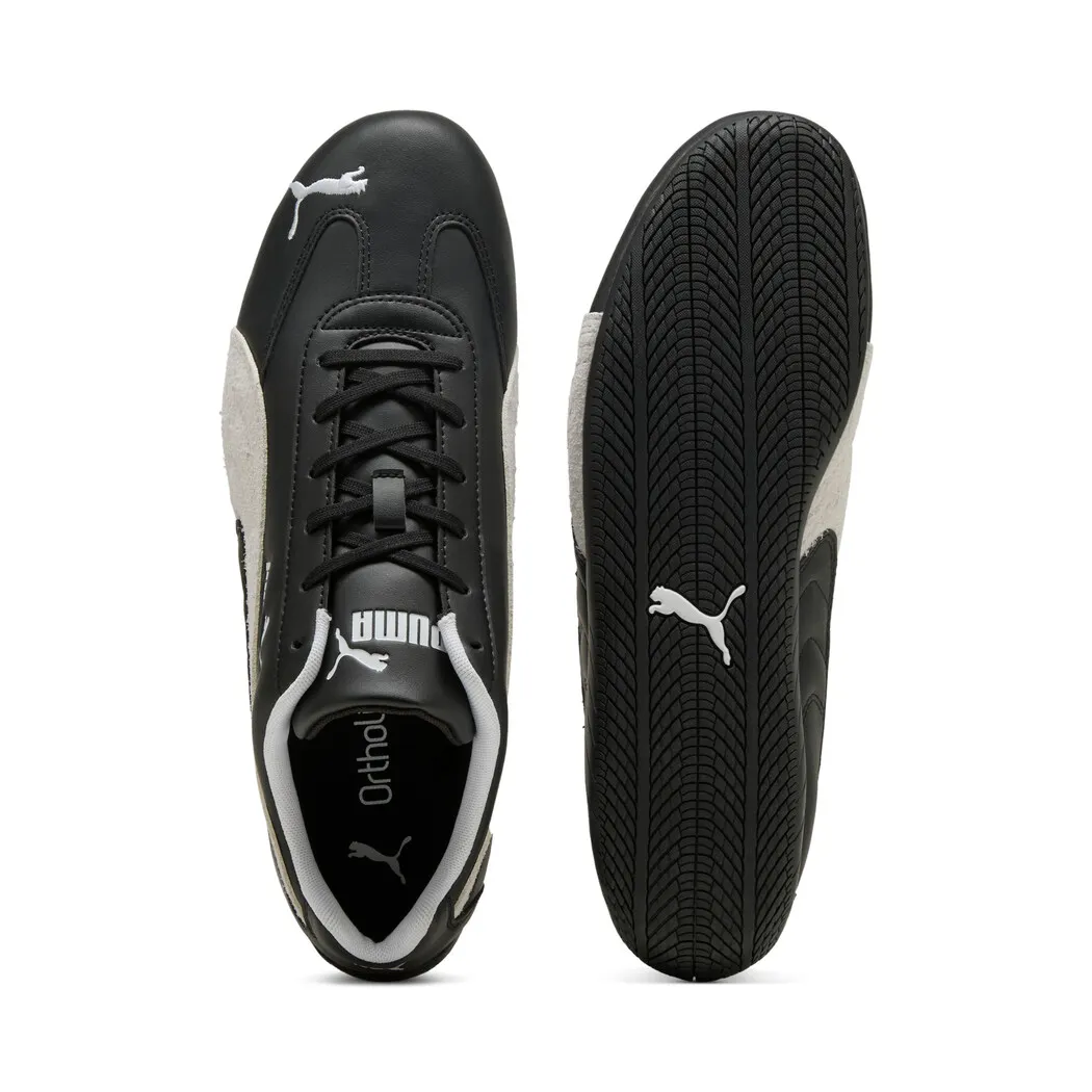 PUMA SPEEDCAT LTHR BLACK/WHITE HOMBRE