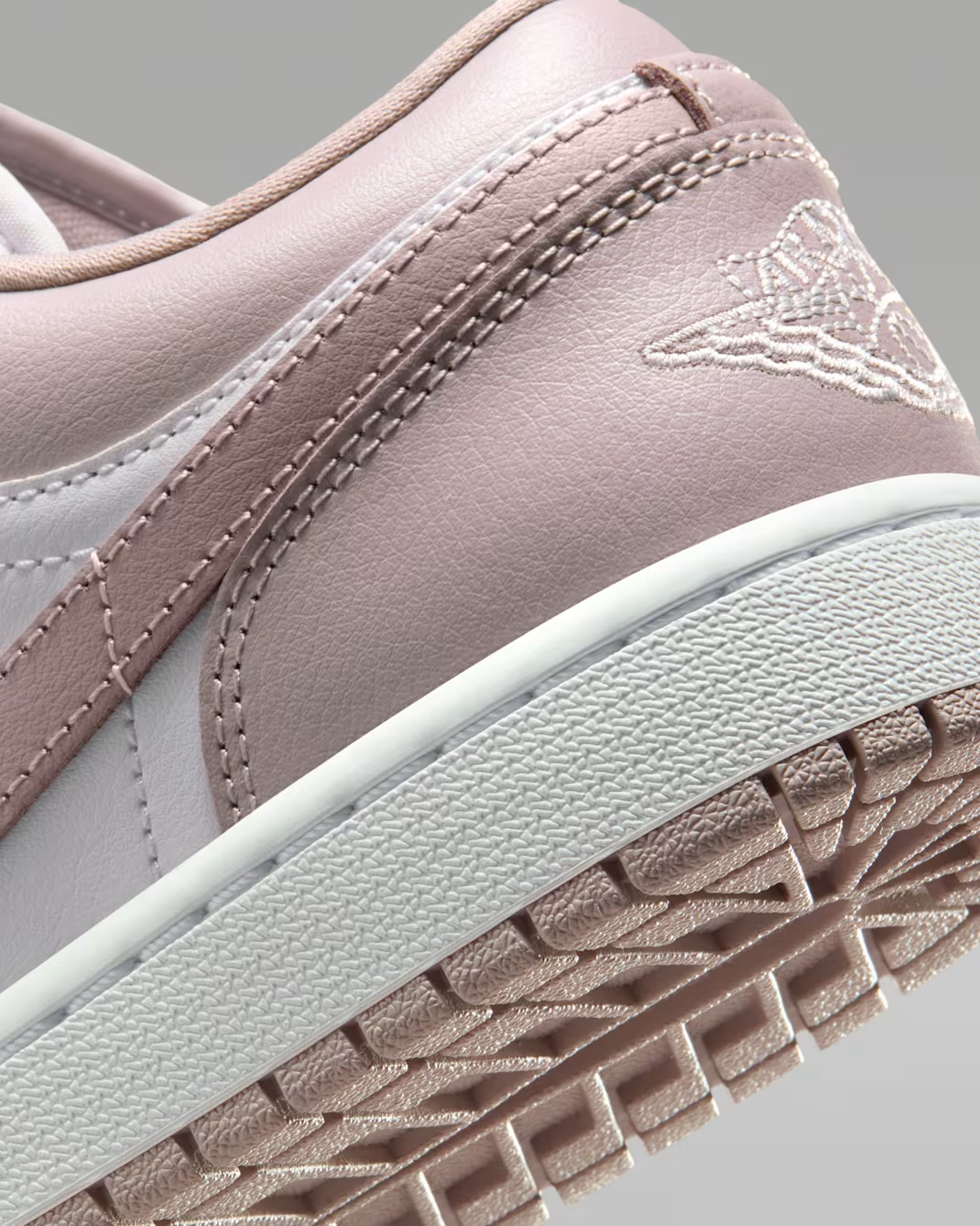 AIR JORDAN 1 LOW WHITE/PINK/GREY