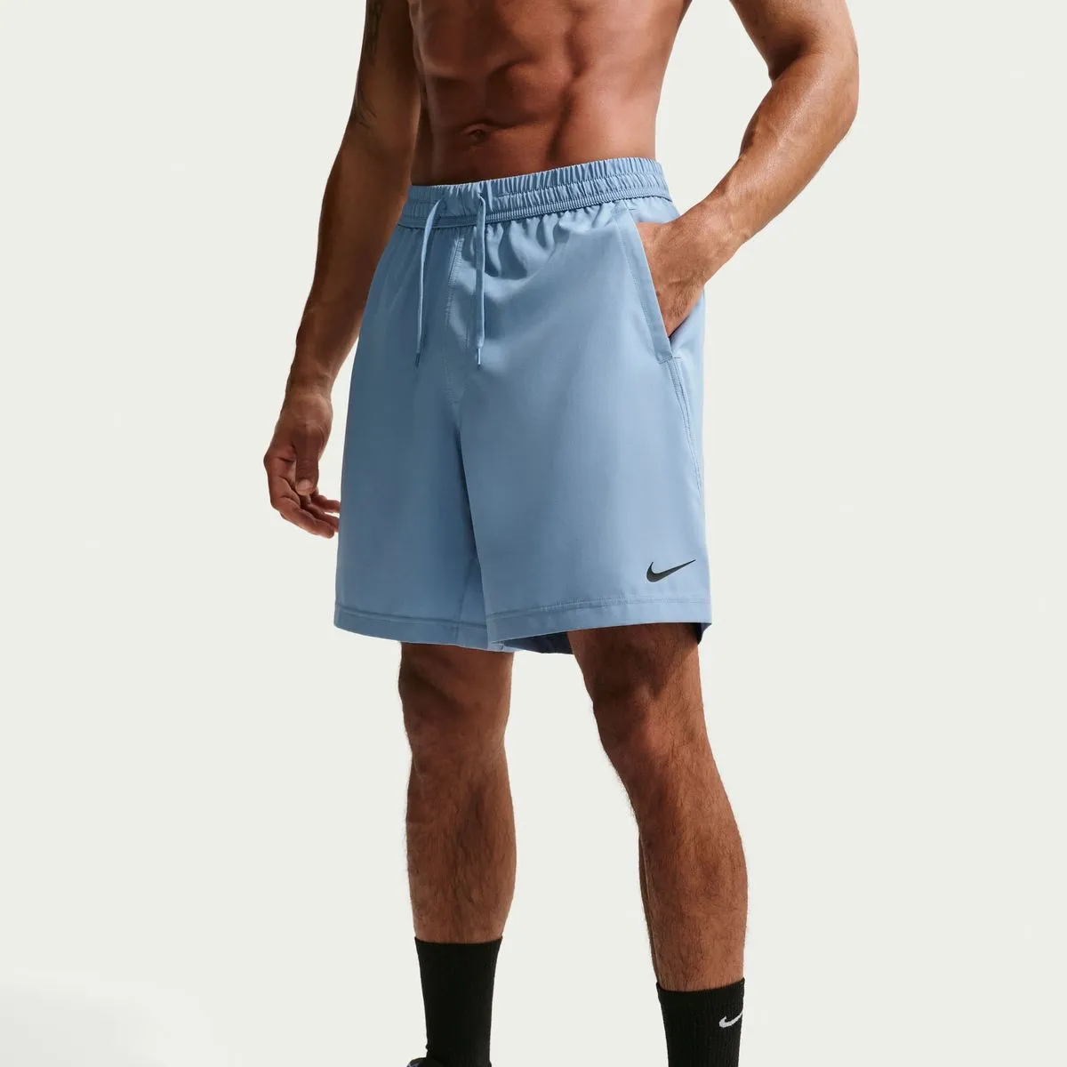M NK DF FORM 7IN UL SHORT - WORK BLUE/(BLACK)