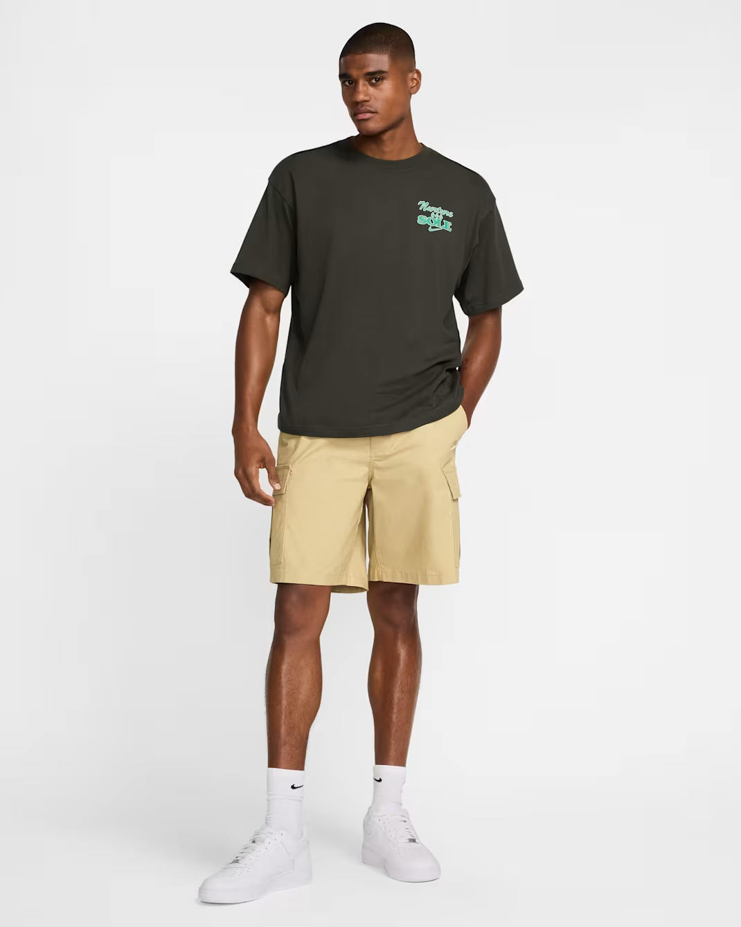 U NSW TEE M90 OC BLOOMING - DARK GREY