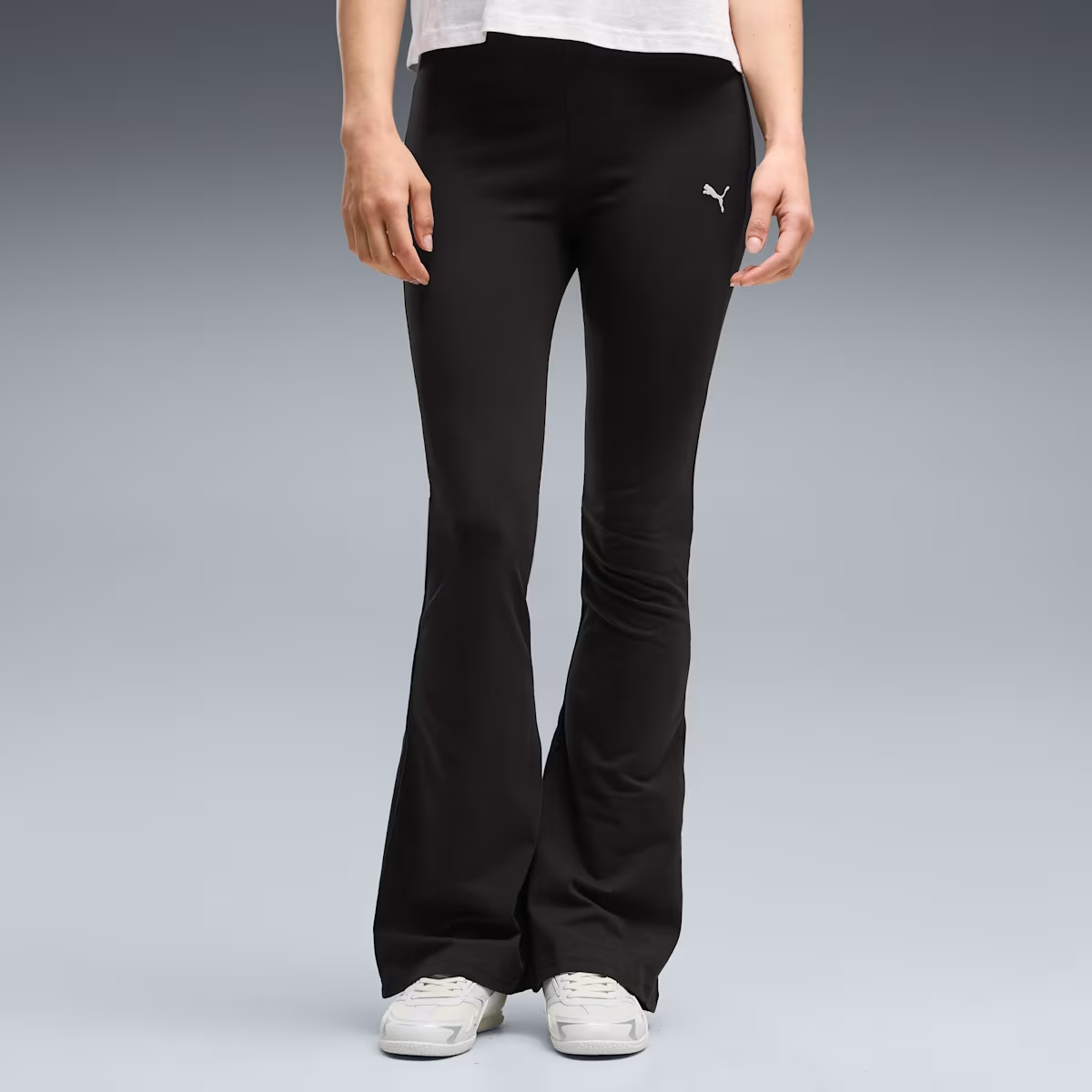 ESS HIGH-WAIST FLARED LEGGINGS W CHOCOLATE-FONDUE
