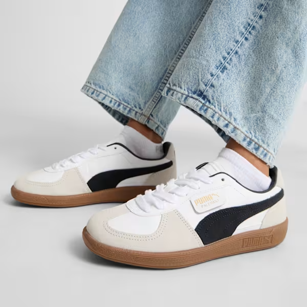 PUMA PALERMO LTH WHITE-VAPOR GRAY-GUM