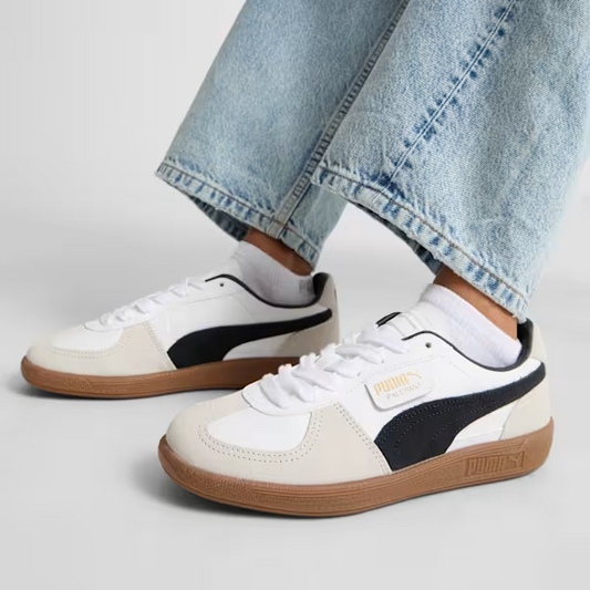 PUMA PALERMO LTH WHITE-VAPOR GRAY-GUM