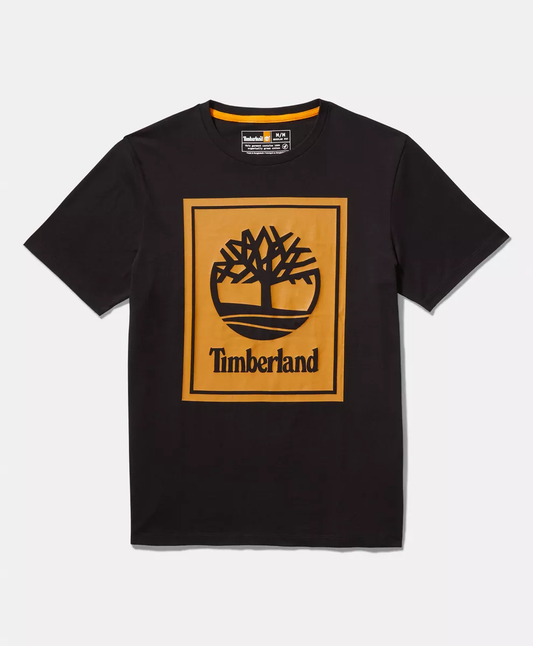 TIMBERLAN DFRONT STACK LOGO BLACK