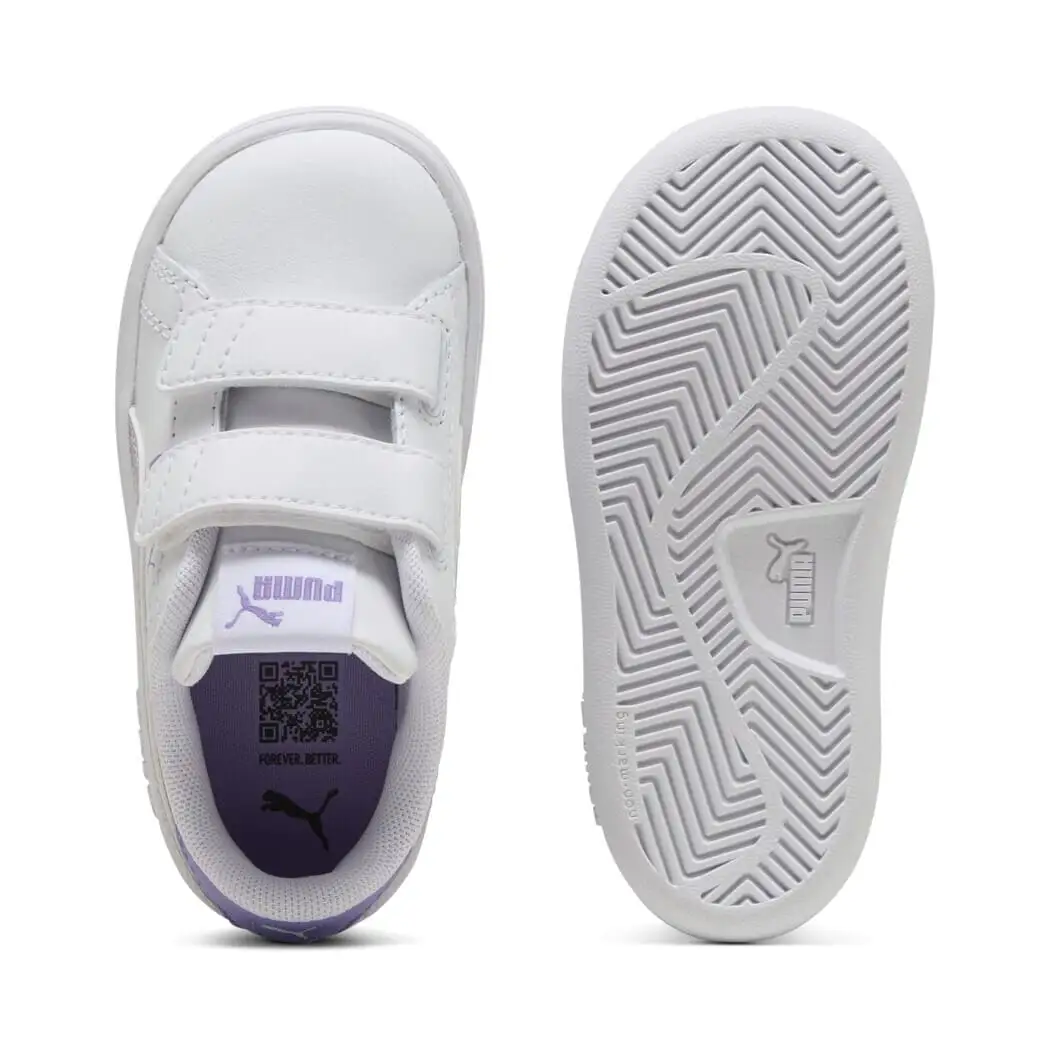 PUMA SMASH 3.0 L V INF WHITE/LILAC NIÑA INFANTE