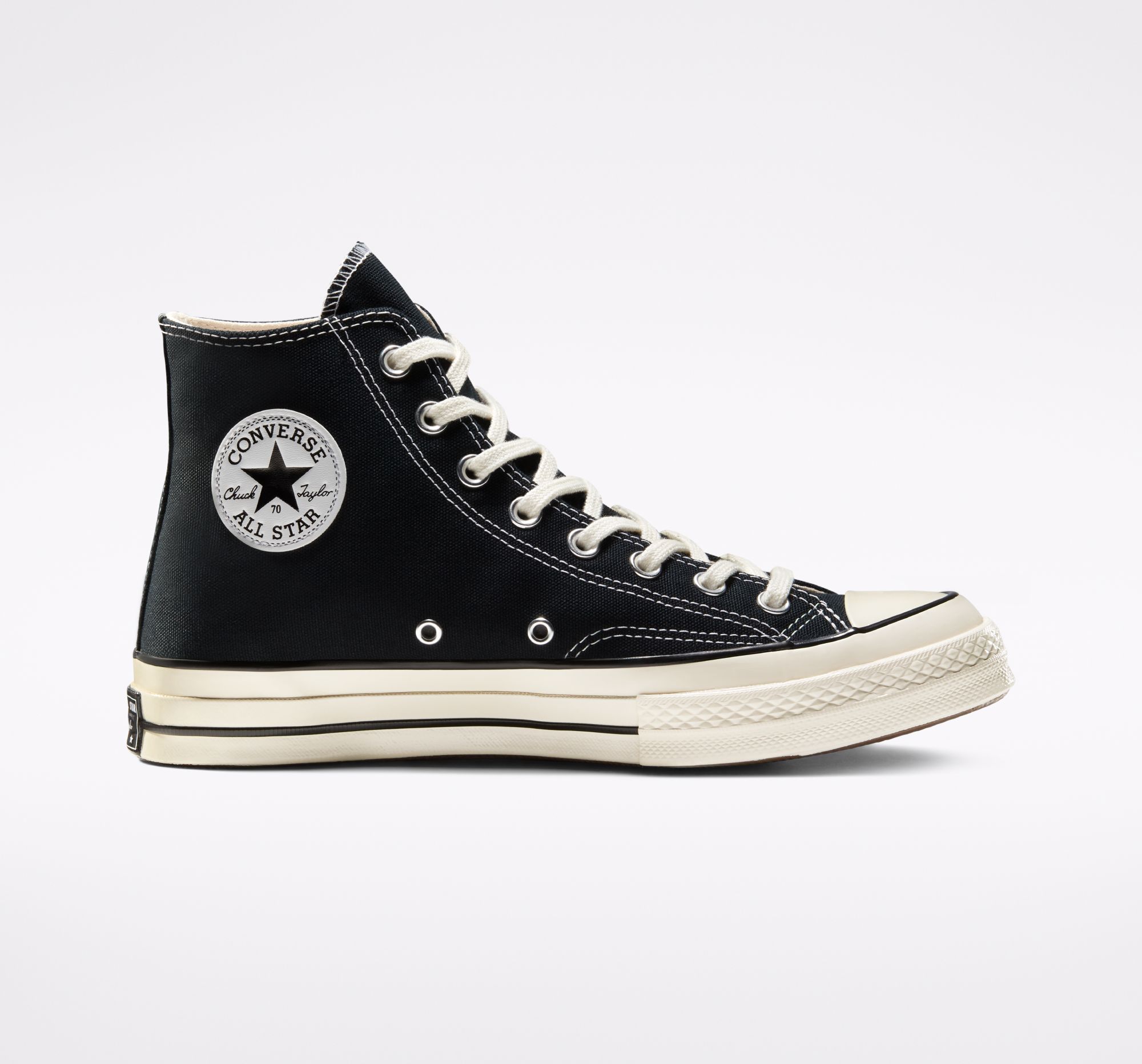 CONVERSE CHUCK 70 HI BLACK/EGRET 162050C # 3