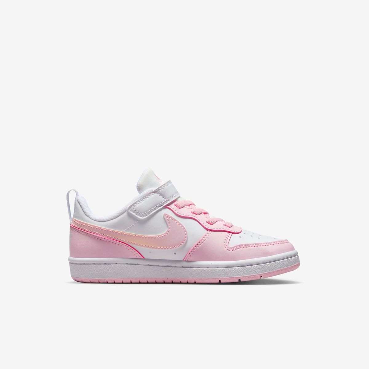 NIKE COURT BOROUGH LOW RECRAFT ‘PINK FOAM / WHITE’ NIÑA PRE-ESCOLAR