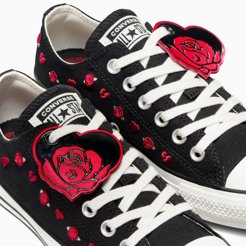 CONVERSE CHUCK TAYLOR ALL STAR "VALENTINE'S BLACK/RED/EGRET