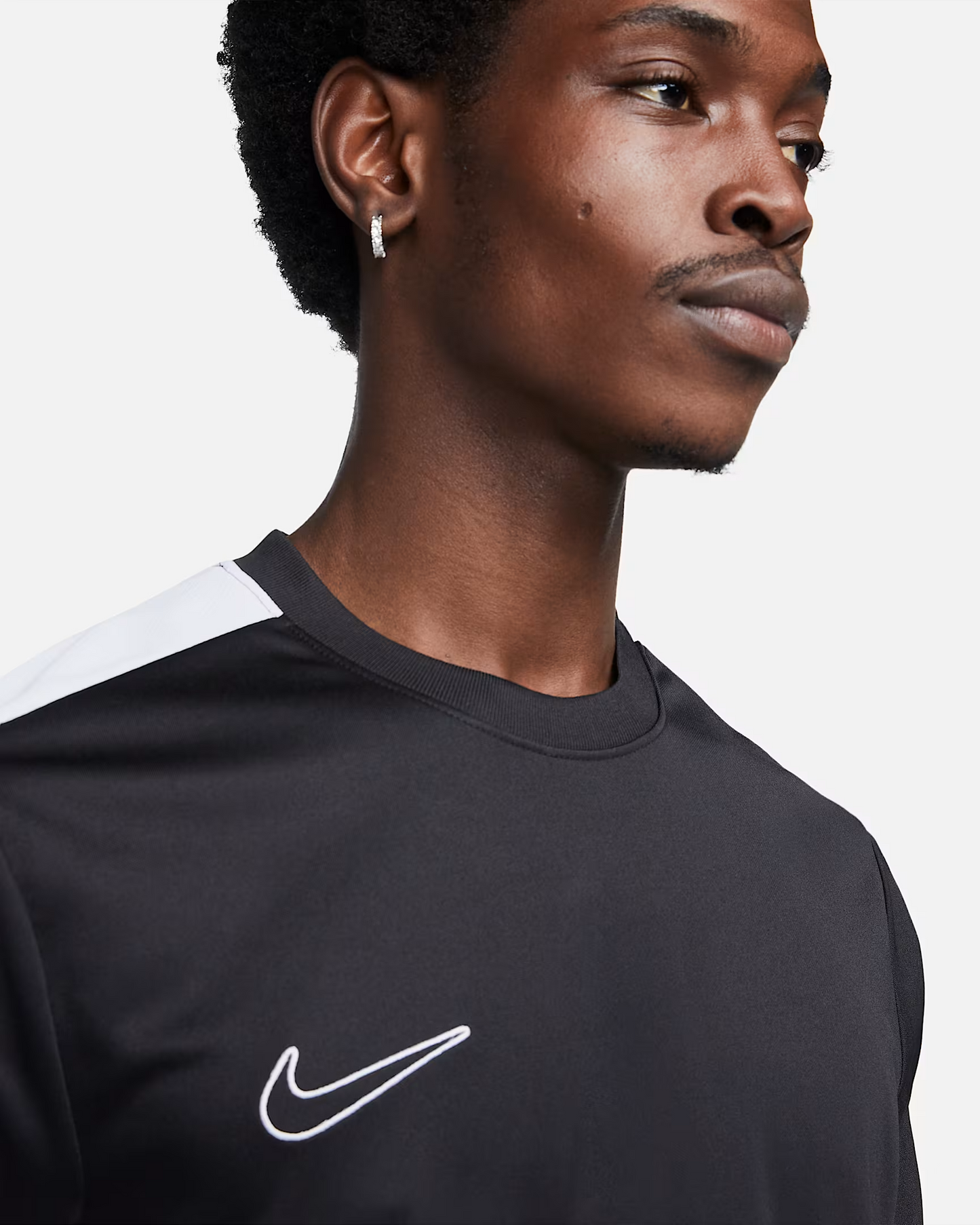 NIKE DF ACD23 TOP SS BR BLACK/WHITE
