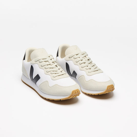 VEJA SDU REC ALVEOMESH WHITE BLACK NATURAL