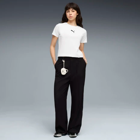 ESS ELEVATED COMFORT LOGO TEE W WHITE
