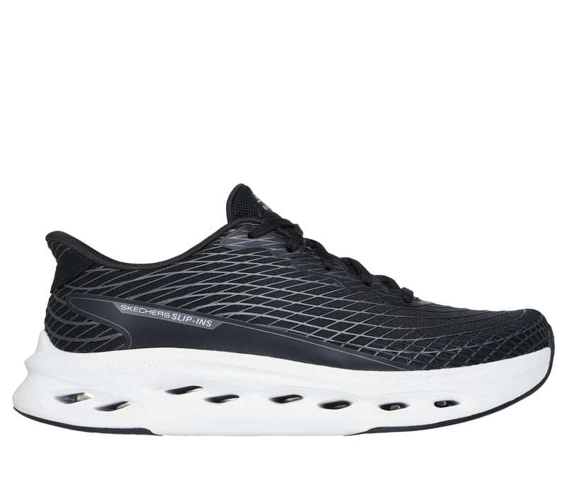 MAX CUSHIONING GLIDE-STEP BLACK/WHITE