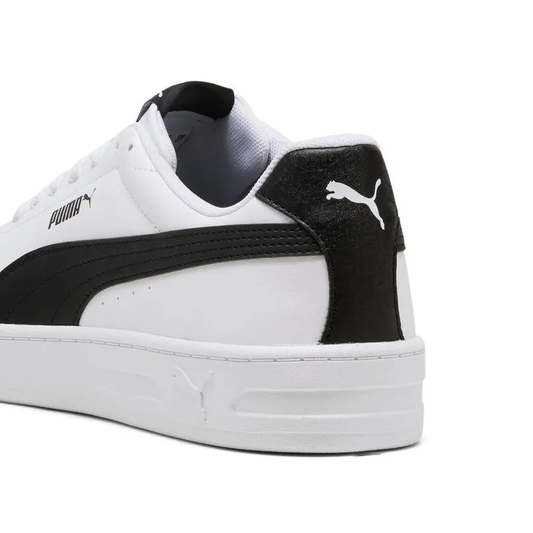 PUMA COURT CLASSIC CLEAN  WHITE/BLACK