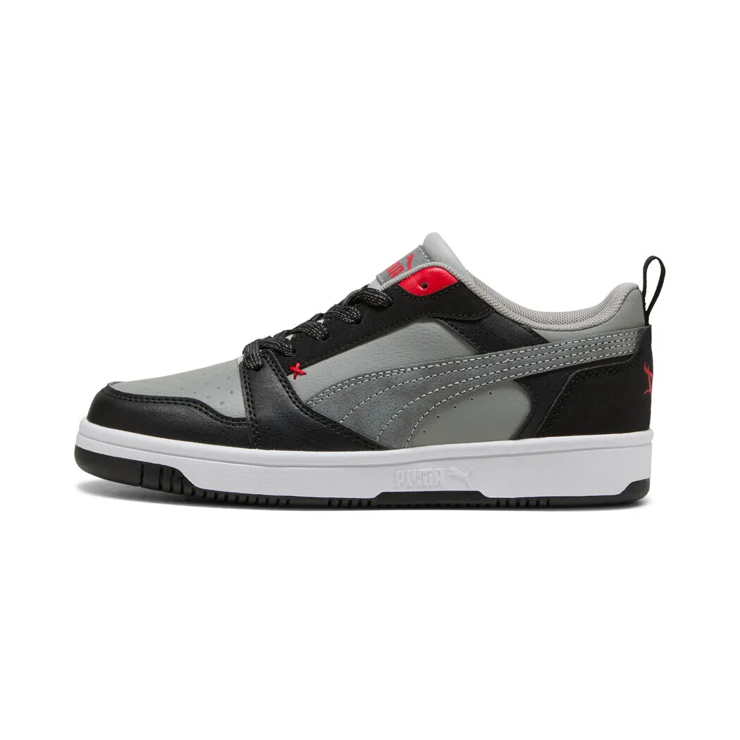 PUMA REBOUND V6 LO MID 90S JR BLACK/GREY