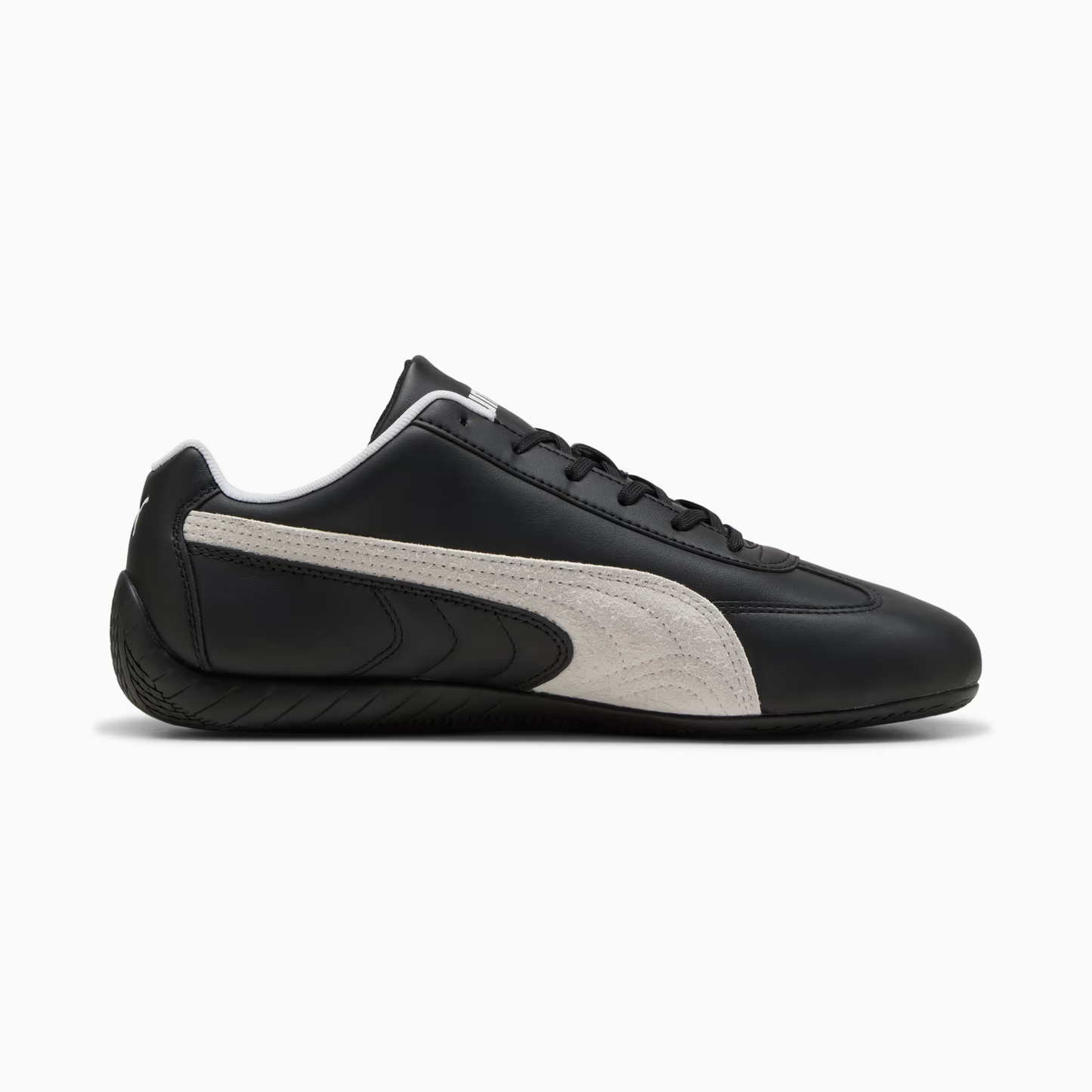 SPEEDCAT LTHR BLACK/WHITE