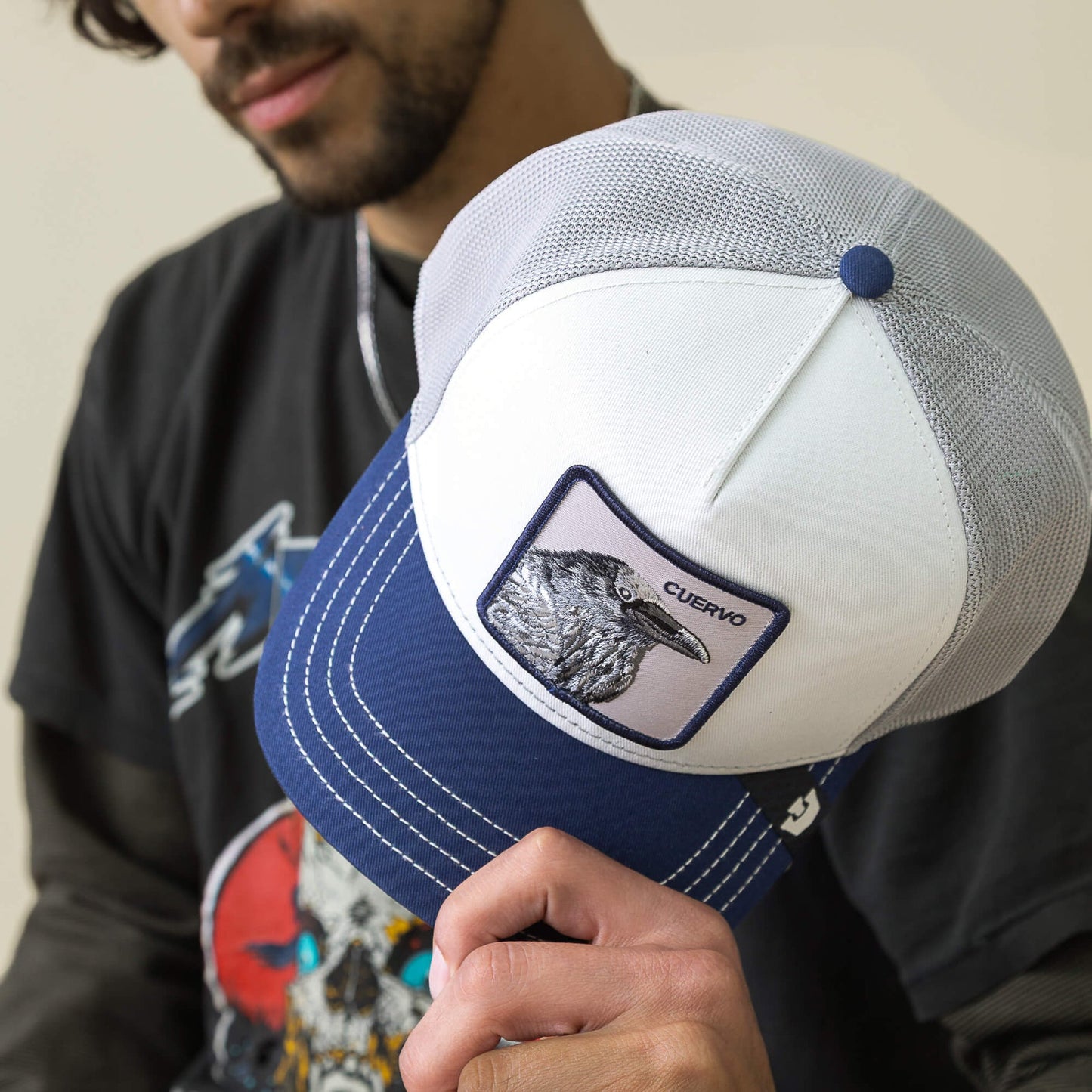 GOORIN BROS TRICOLOR RAVEN MULTI COLOR