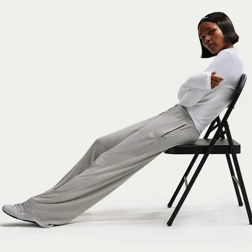 W NSW CHILL KNIT LTWT OH PANT - DK GREY HEATHER/(CHALK)