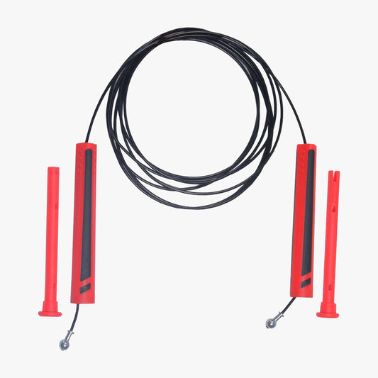SOGA DE SALTAR ACERO VELOC. PLUS RED/BLK P00002709
