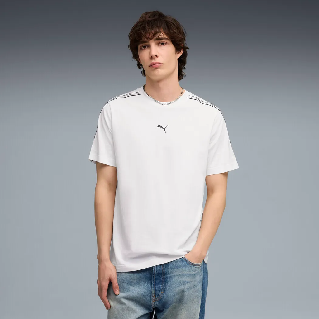 ESS TAPE TEE WHITE