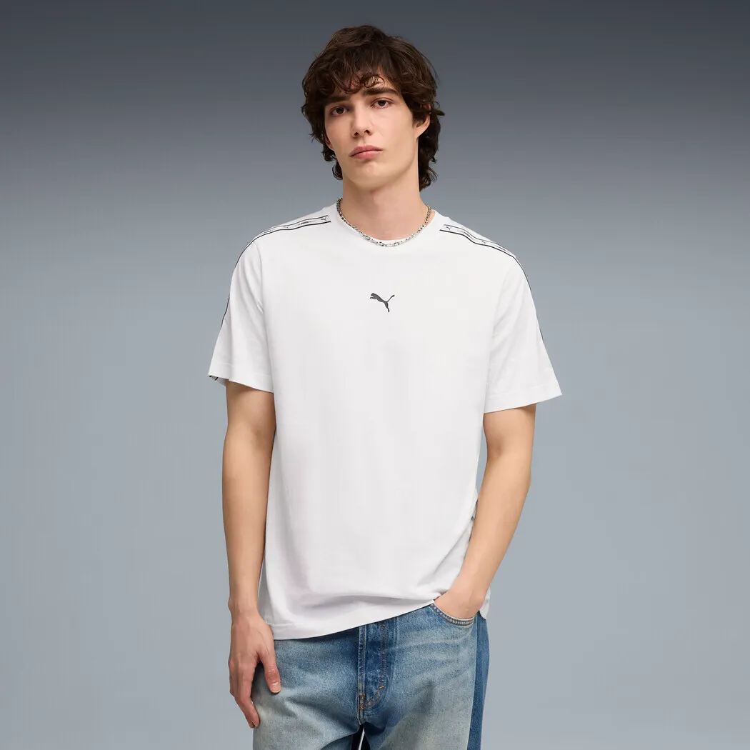 ESS TAPE TEE WHITE