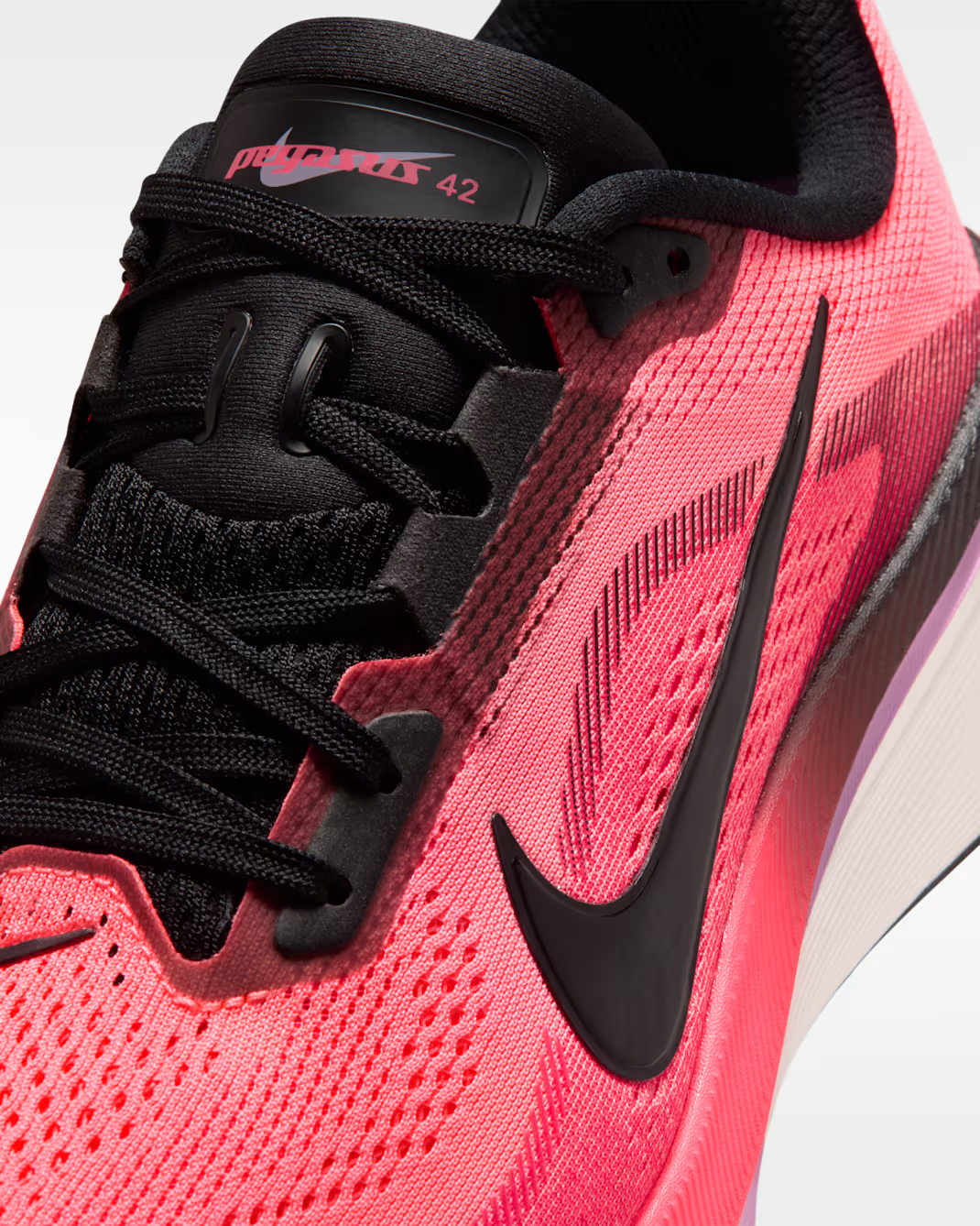 NIKE PEGASUS 42 ORANGE/BLK/PURPLE