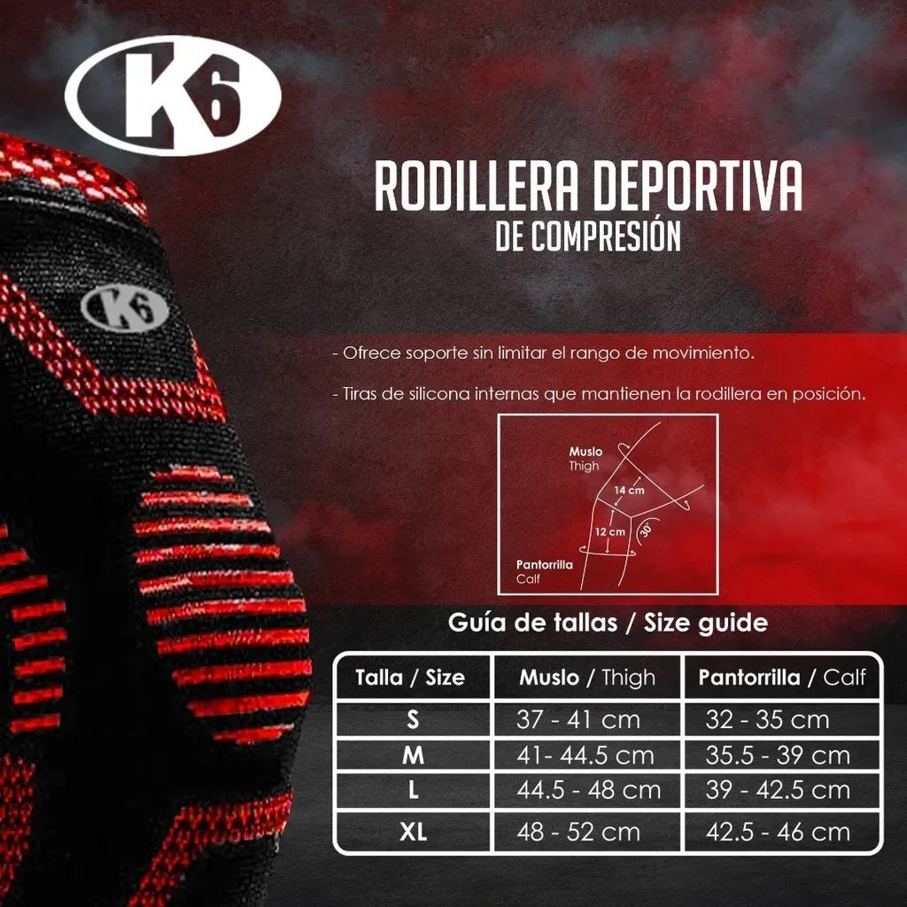RODILLERAS DEPORTIVAS DE COMPRESIÓN