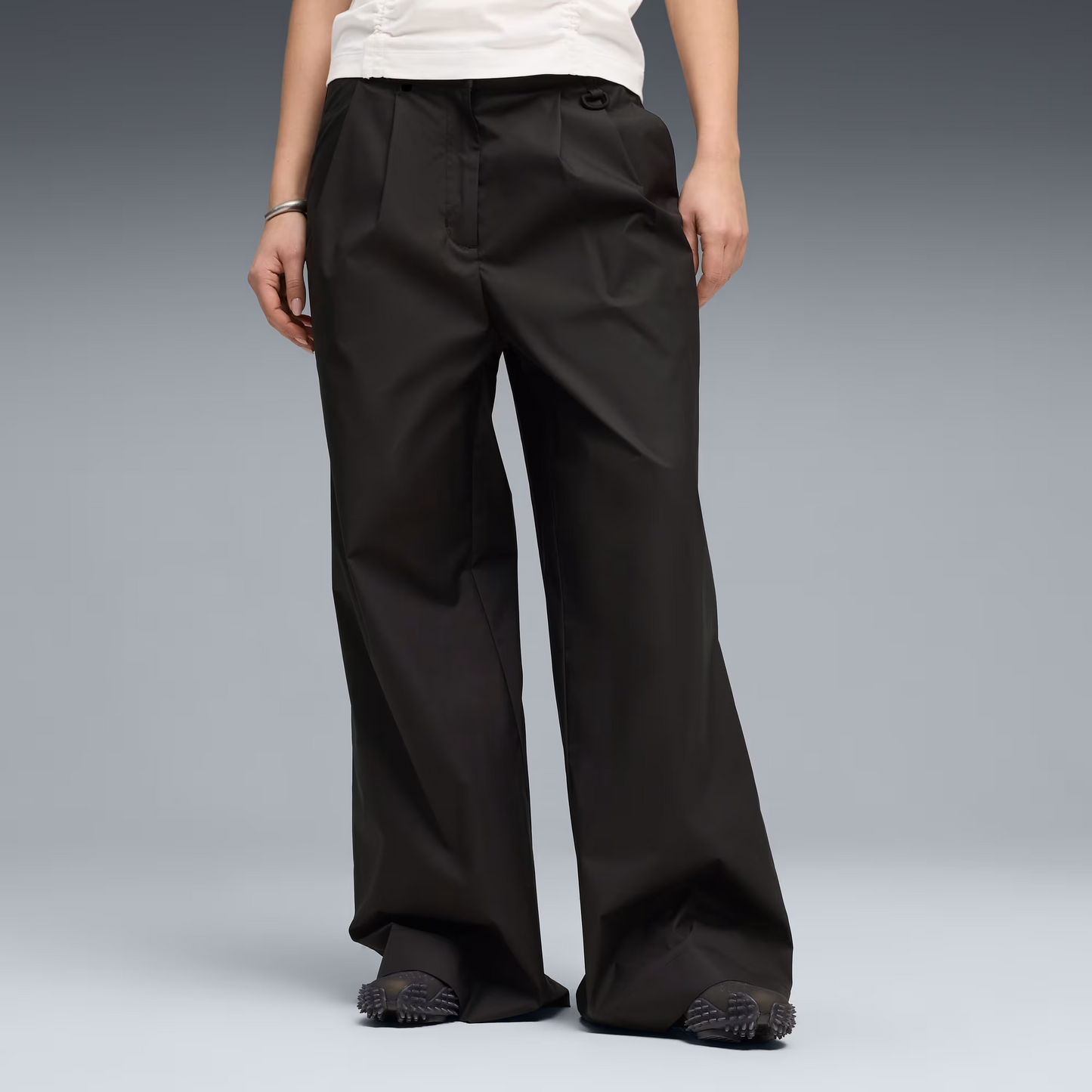 PUMATECH SENSE 2-WAY STRETCH RELAXED WINDCELL WOVEN PANTS BLK